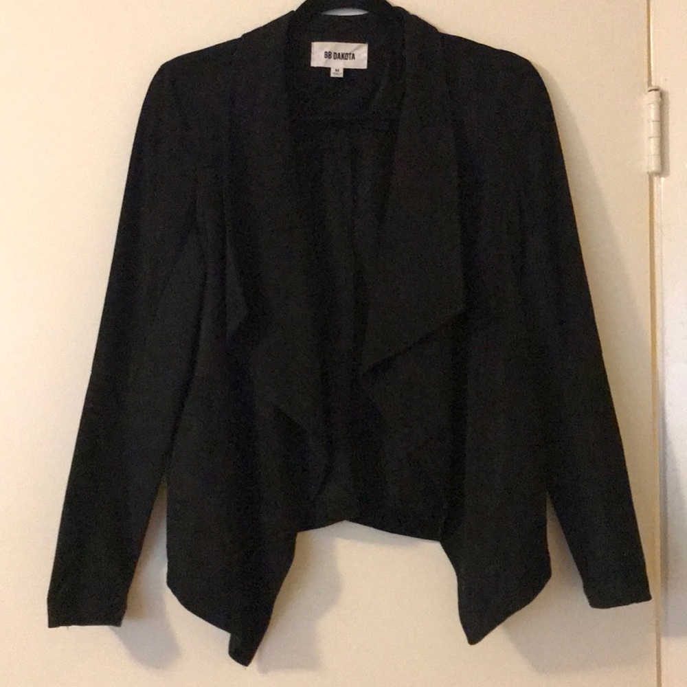 BB Dakota Faux Suede Black Jacket